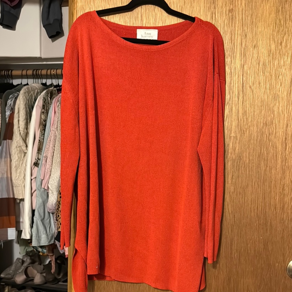Women's Lightweight Red Sweater